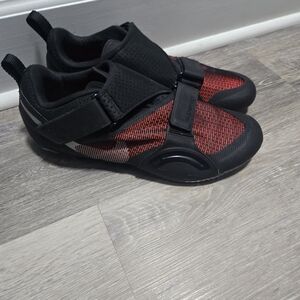 Nike Men's Superrep Indoor Cycling Black and Red Athletic Shoes